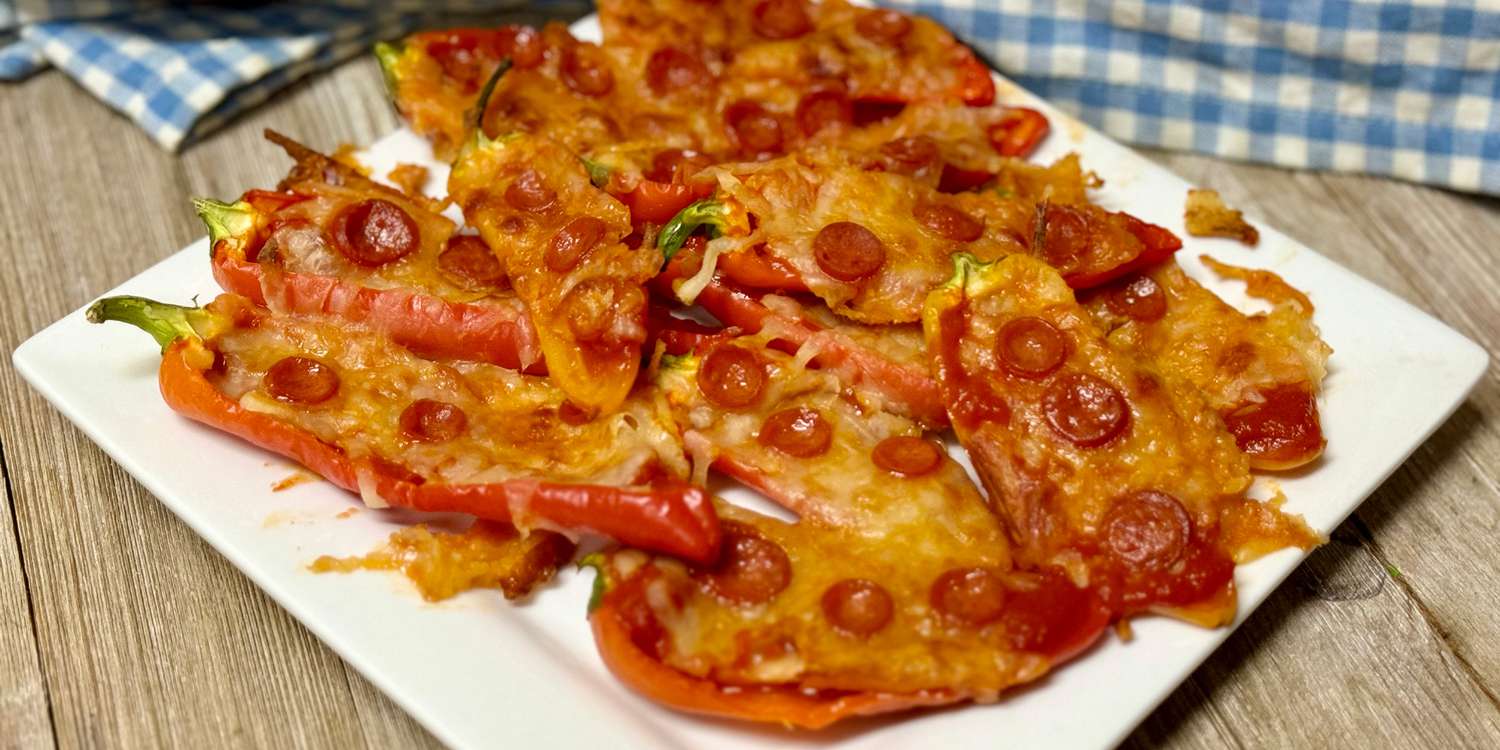 4-Ingredient Pepper Pizza Bites Recipe