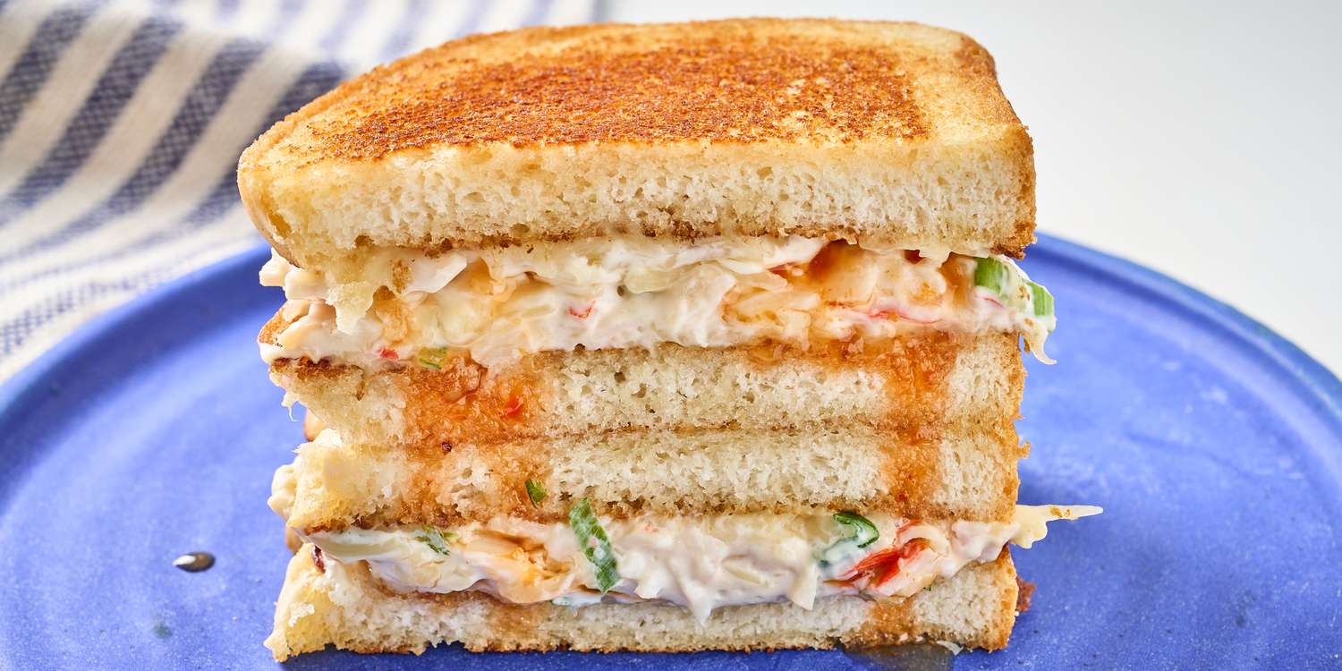 Wonton Crab Grilled Cheese Recipe