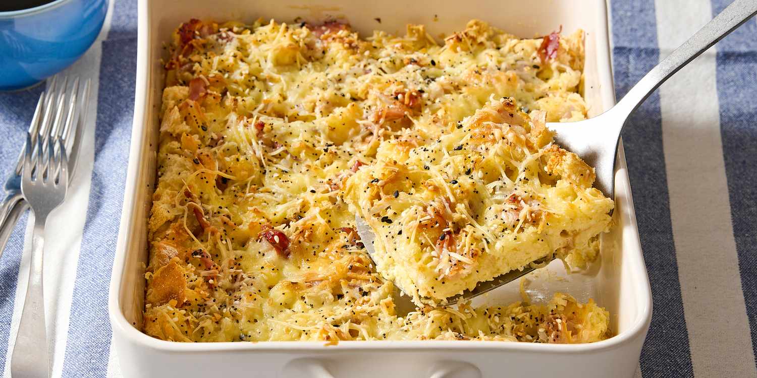 Gruyere and Prosciutto Breakfast Casserole Recipe