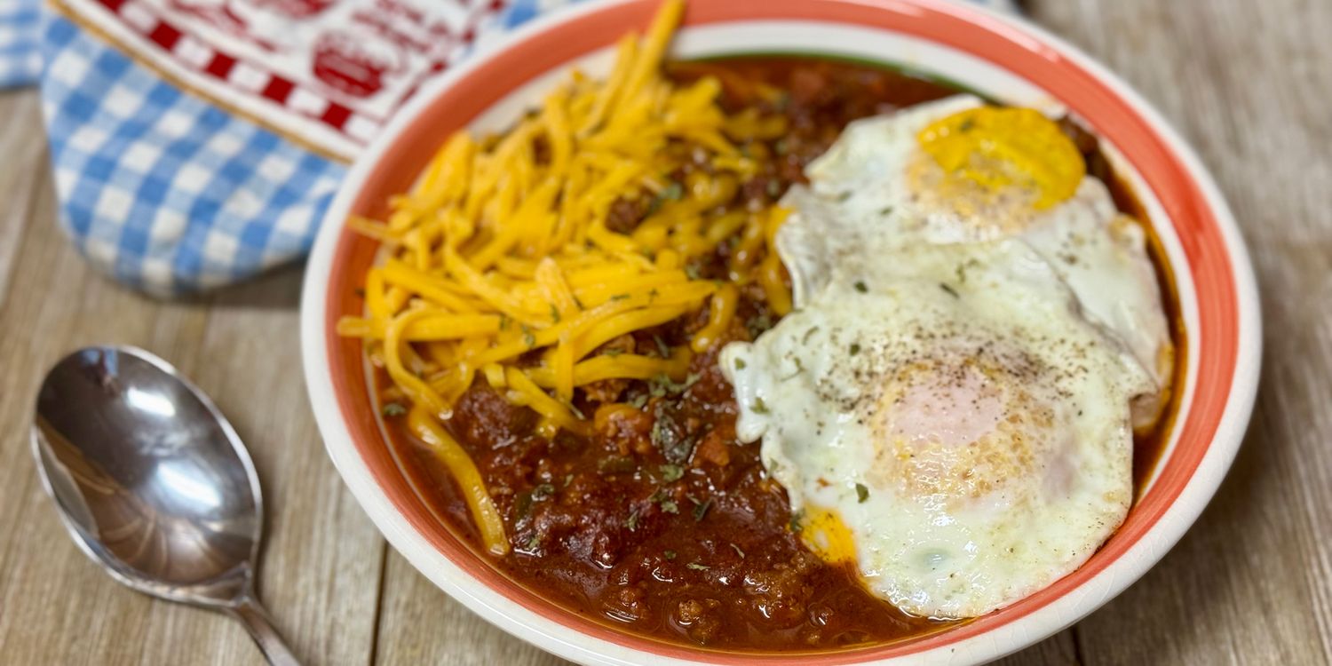 Breakfast Chili and Eggs Recipe