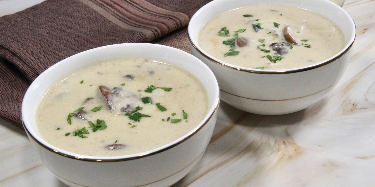 Mushroom Cheddar Soup Recipe