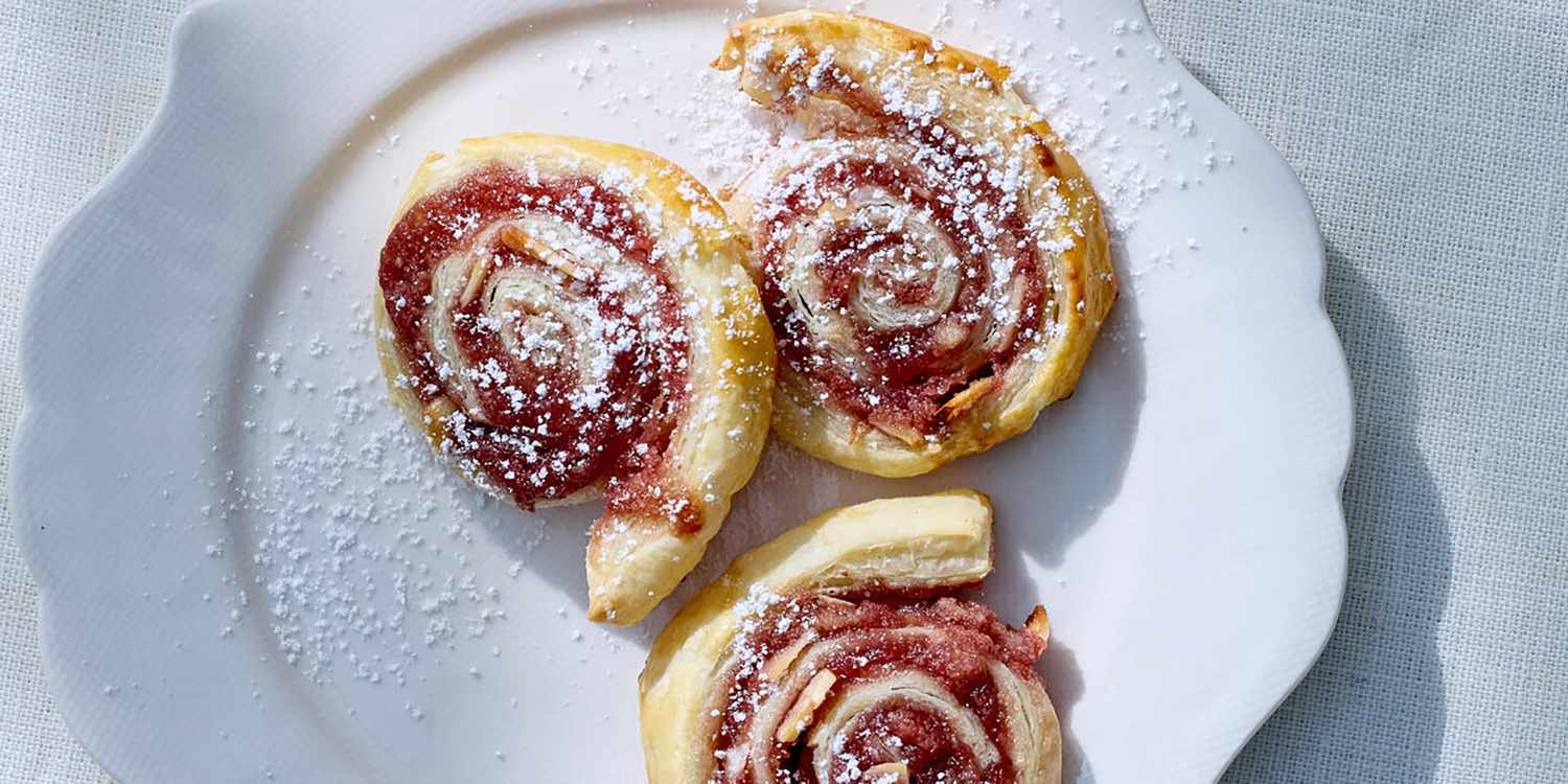 Raspberry-Almond Pinwheels Recipe
