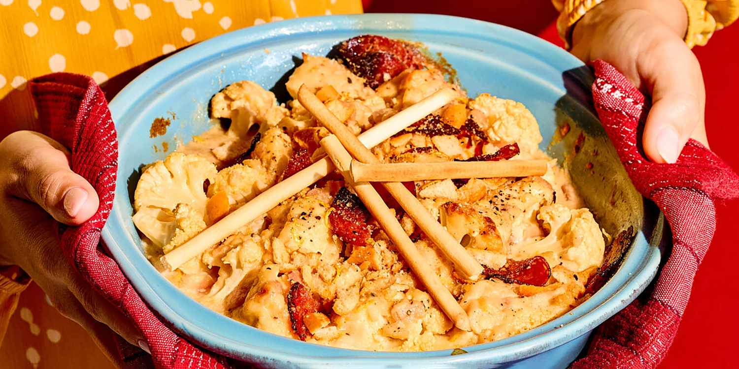 Cacio e Pepe Cauliflower Gratin Recipe