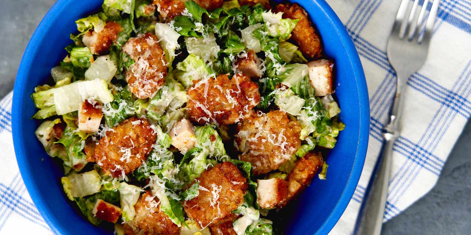 Crispy Tater Caesar Salad Recipe