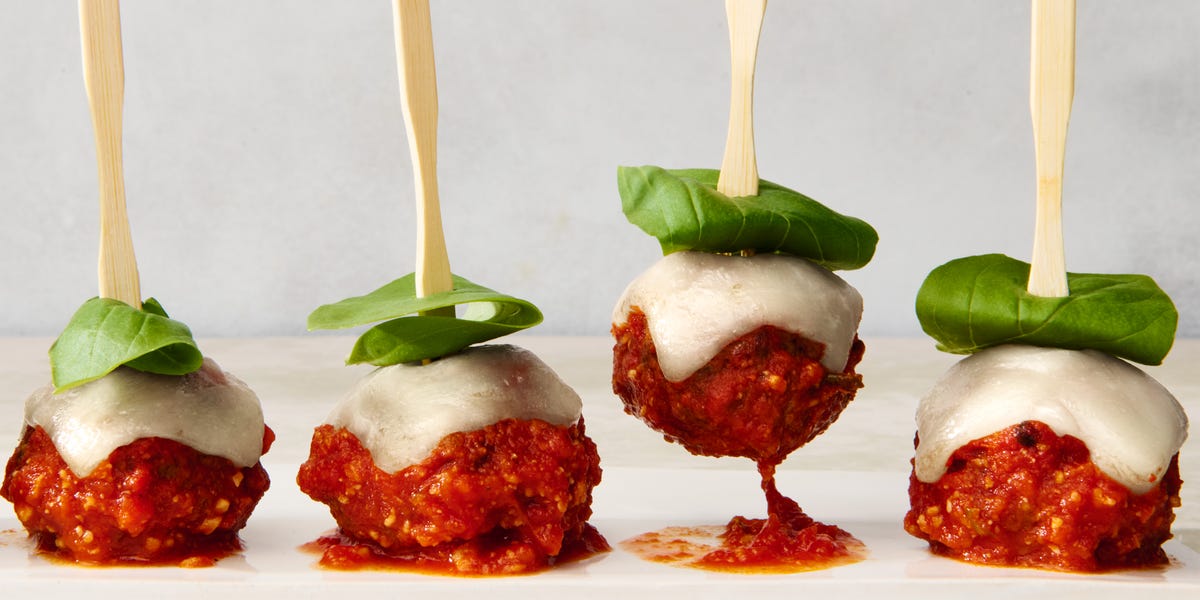 Best Meatball Parm Skewers Recipe