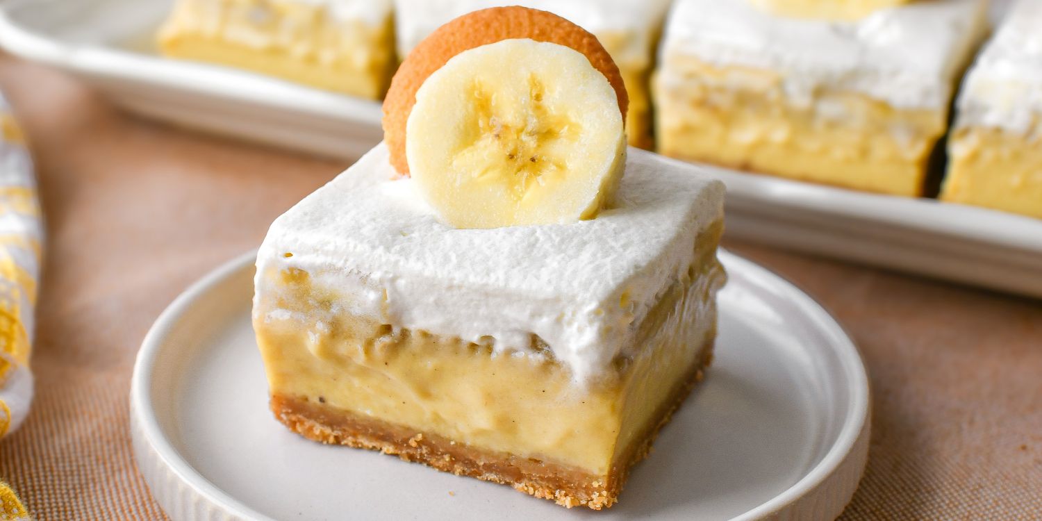 Banana Pudding Bars Recipe