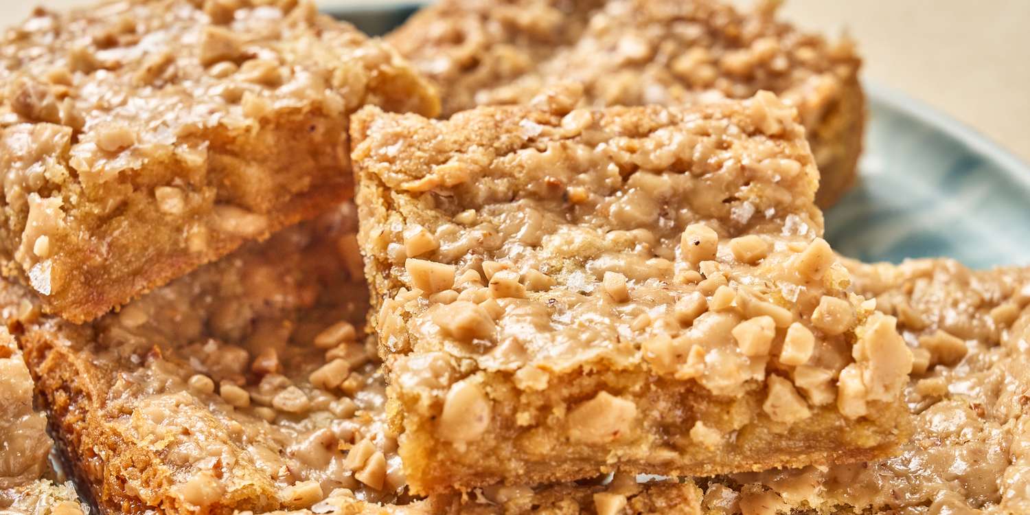 Buttercrunch Cookie Bars Recipe
