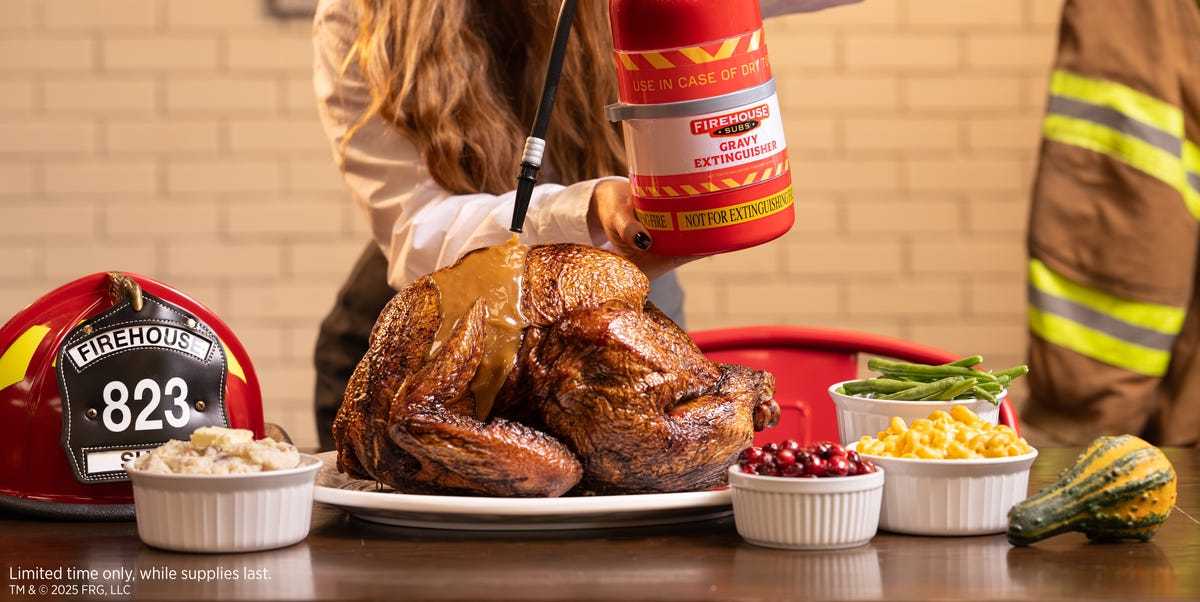 Firehouse Subs’ $20 Gravy Extinguisher Is Here