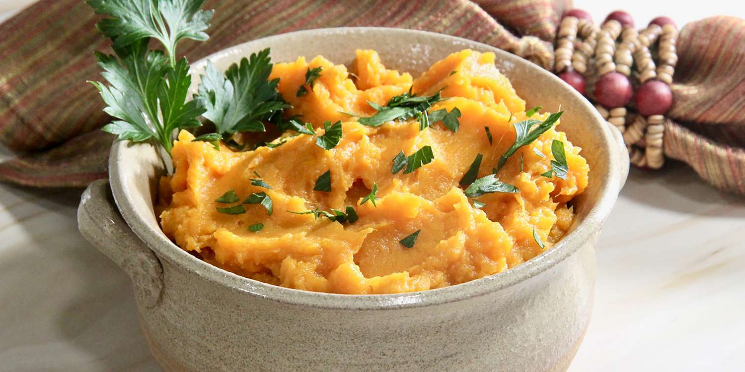 Miso Butter Mashed Sweet Potatoes Recipe