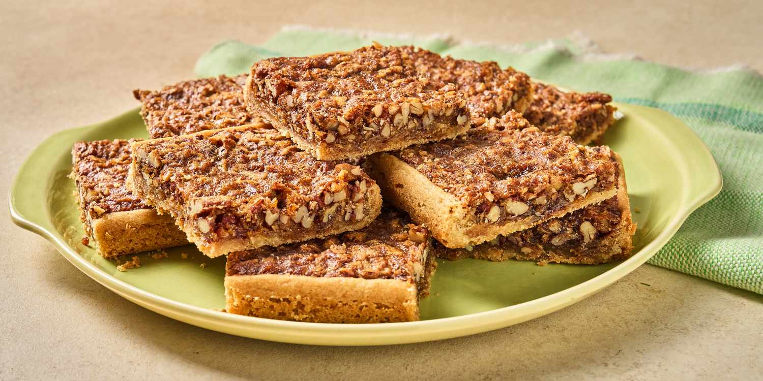 Sugar Cookie Pecan Pie Bars Recipe