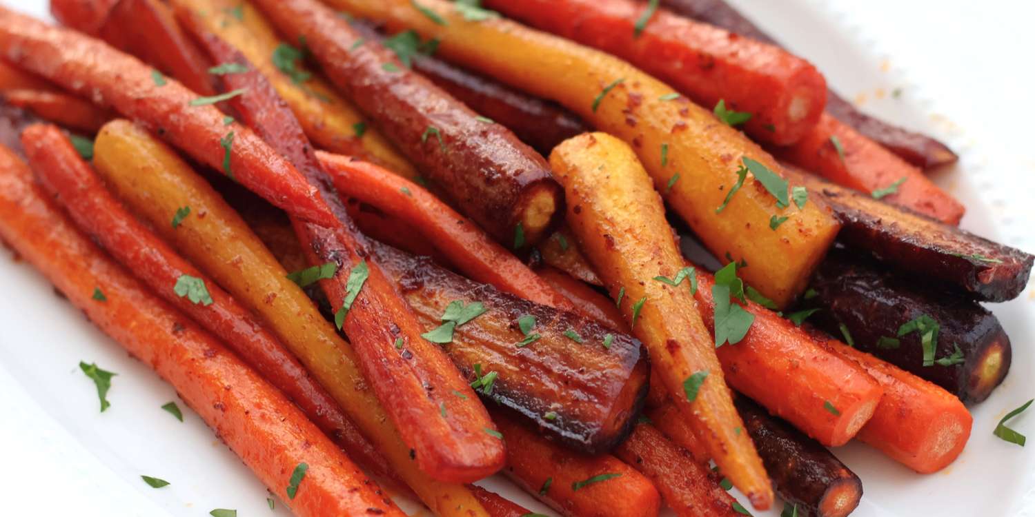 Harissa Roasted Carrots Recipe