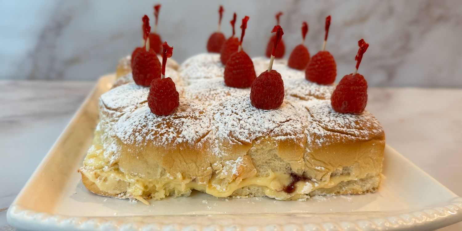 Raspberry Danish Hawaiian Rolls Recipe