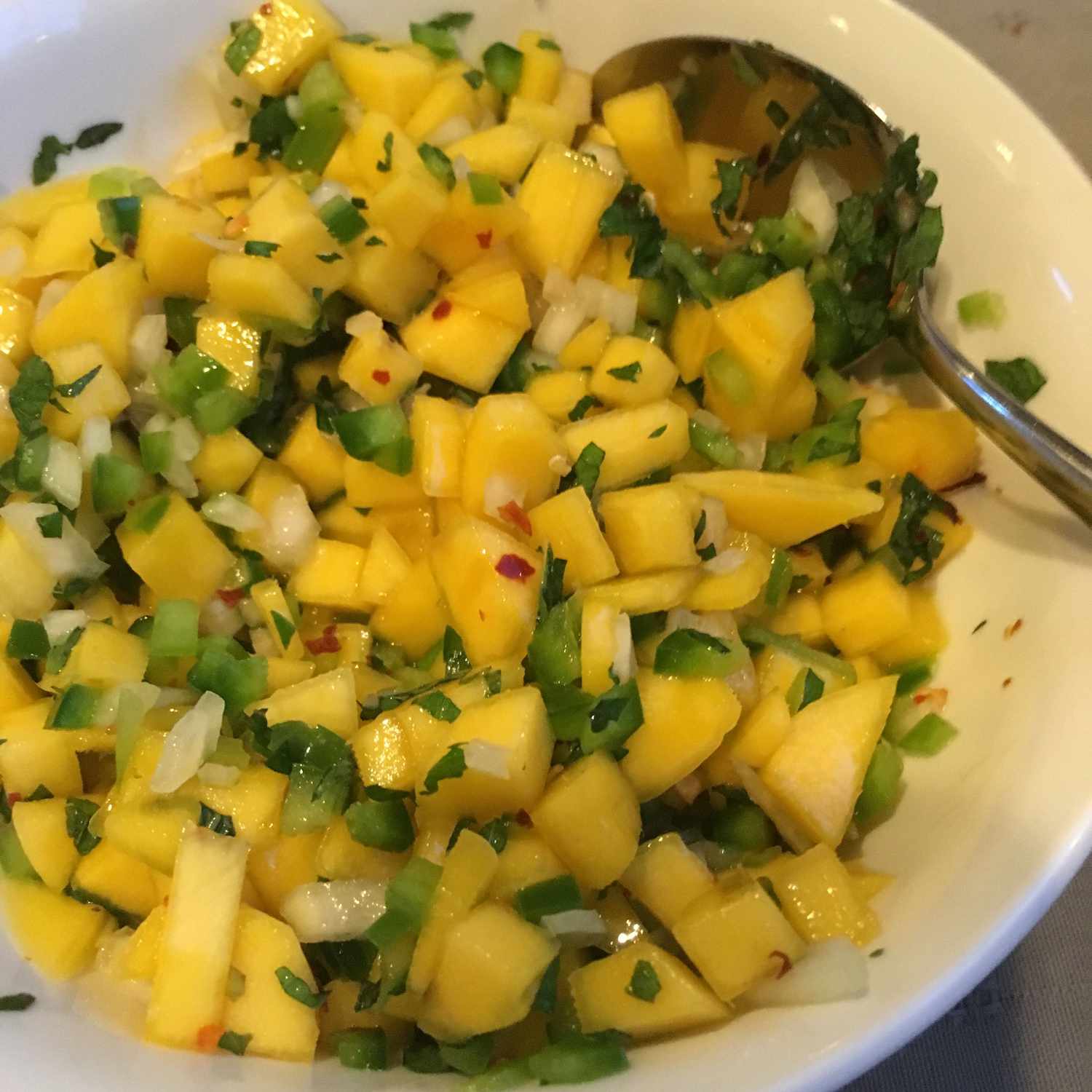 Spicy Mango Salad with Jalapeno Recipe