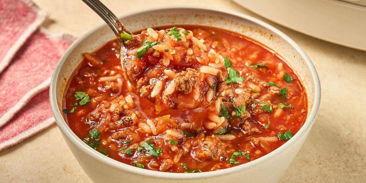 Crockpot Cabbage Roll Soup Recipe