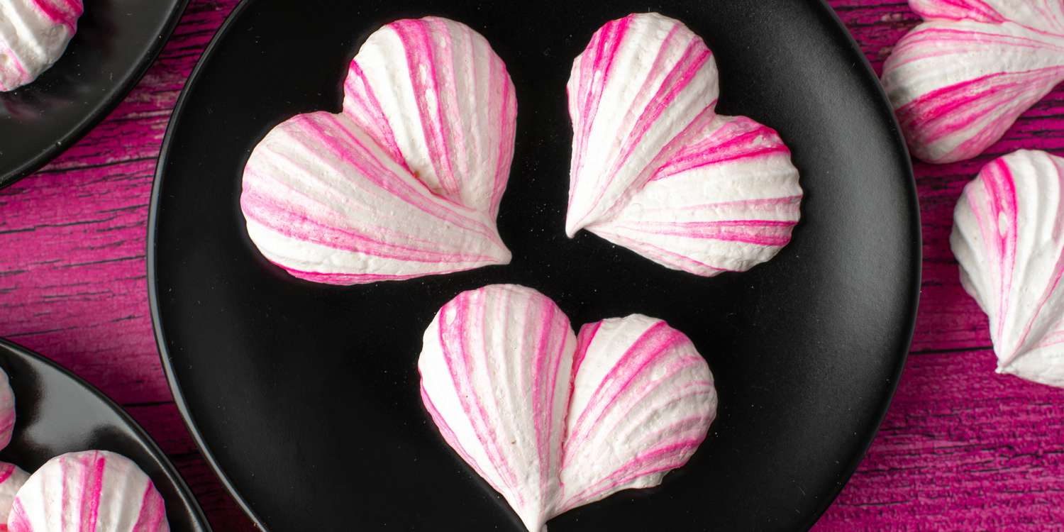 Meringue Swirl Hearts Recipe