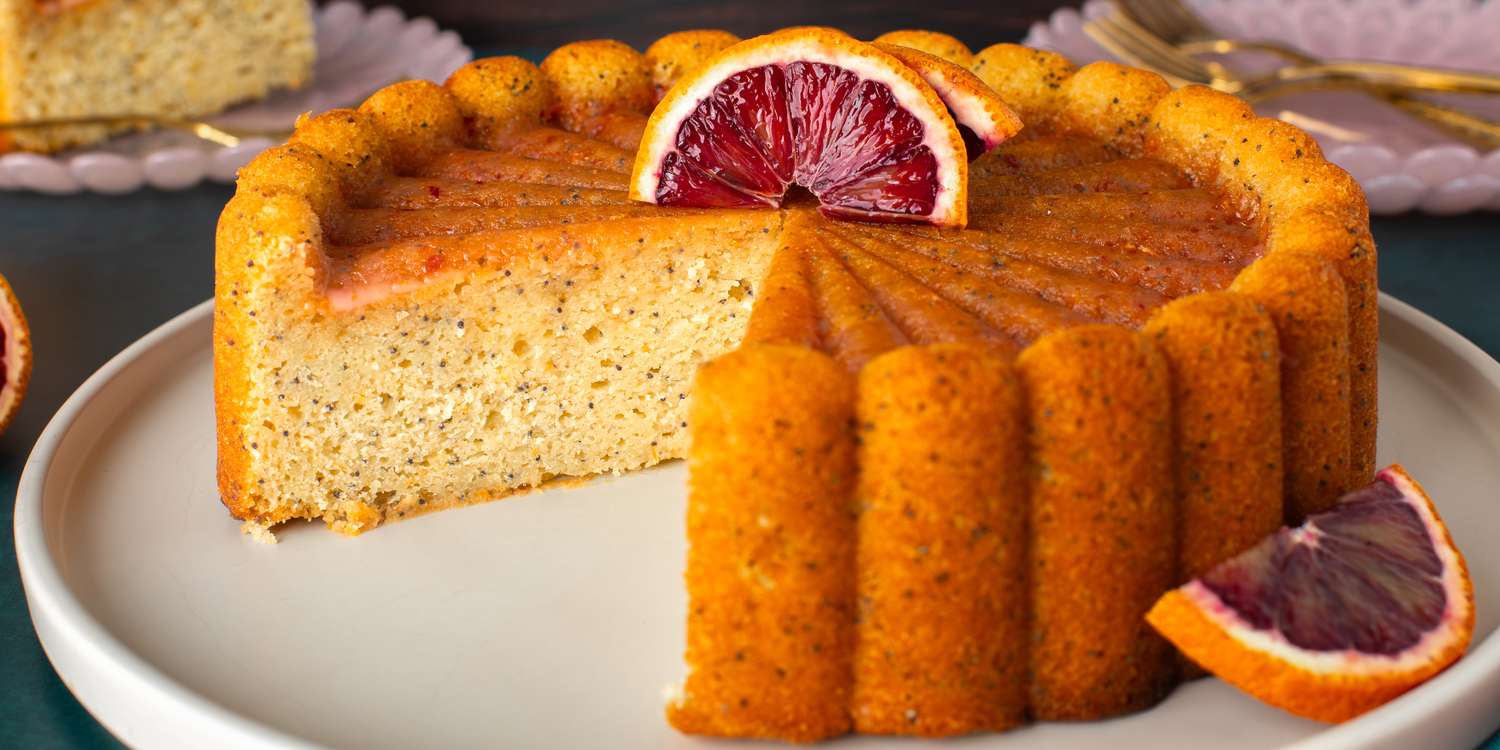 Blood Orange Ricotta Poppy Seed Cake Recipe