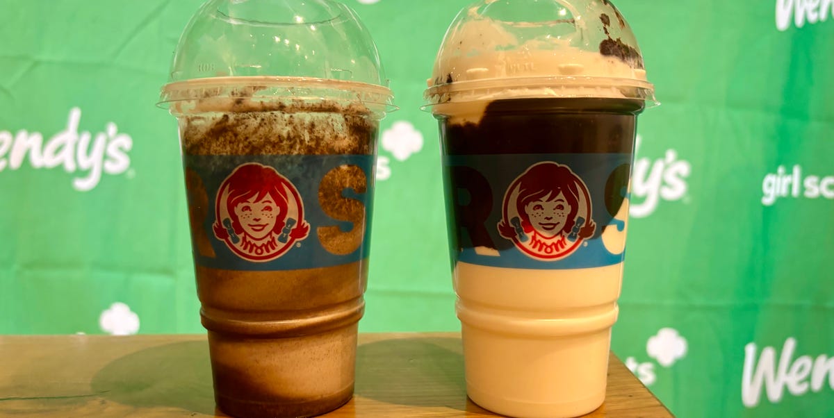 Wendy’s Just Dropped A Brand-New Version Of The Thin Mints Frosty
