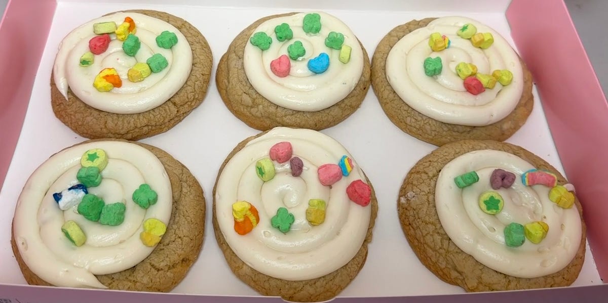 We Tried Crumbl’s Lucky Charms Cookie—Here’s The Verdict