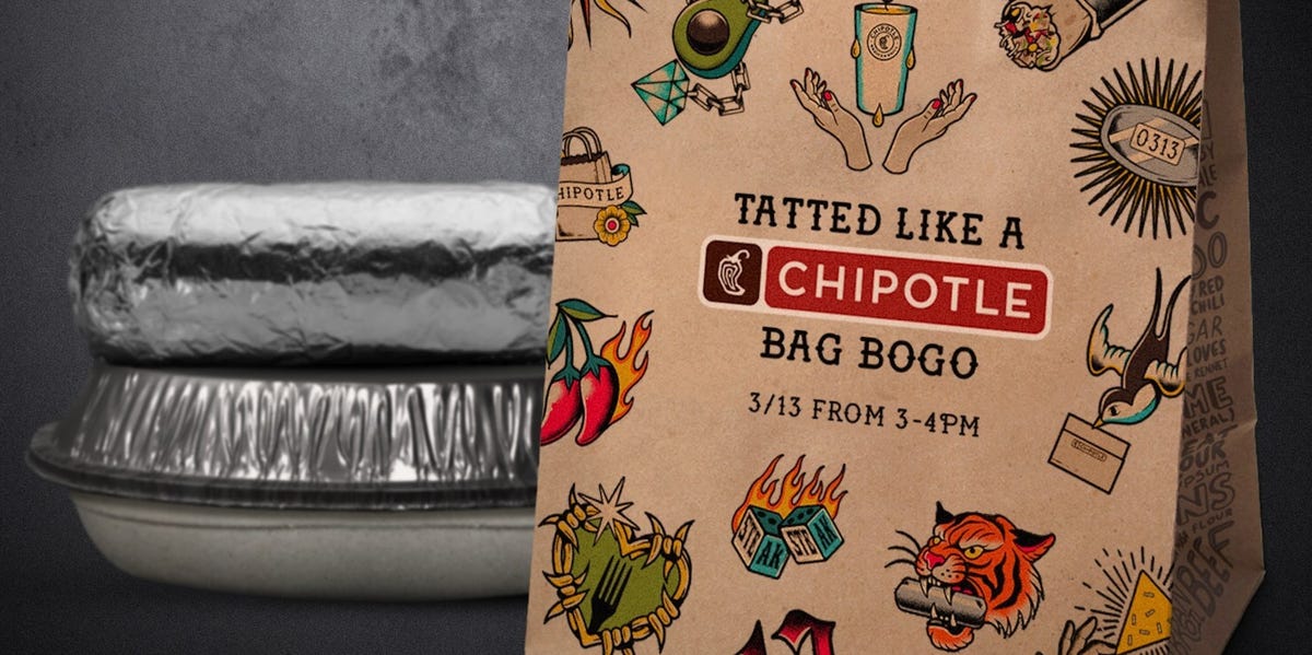 Chipotle Will Give You A Free Entrée If You Show Up With A Tattoo